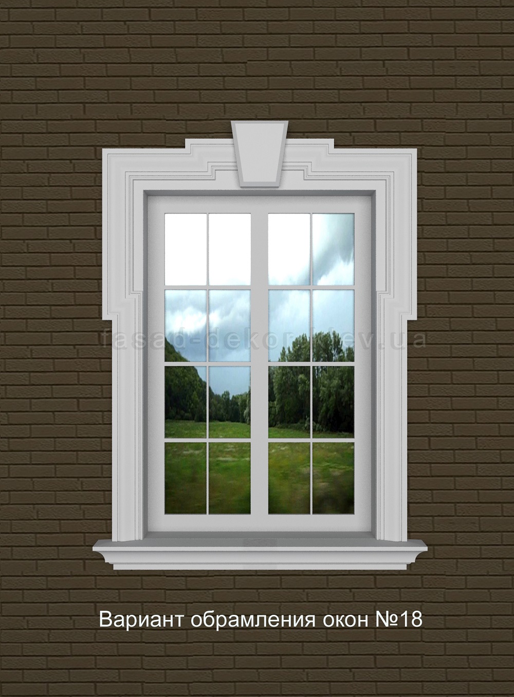 Обрамление окна из пенопласта М-1 обладает следующими характеристиками: